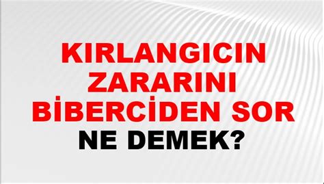 kırlangıcın zararını biberciden sor